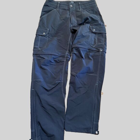 Kuhl Renegade Convertible Stealth Gray Hiking Outdoors Pants Mens 32x32 Zip Off - Picture 2 of 16